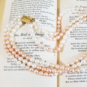 {nwt} Cultured Saltwater Pearl Statement Necklace